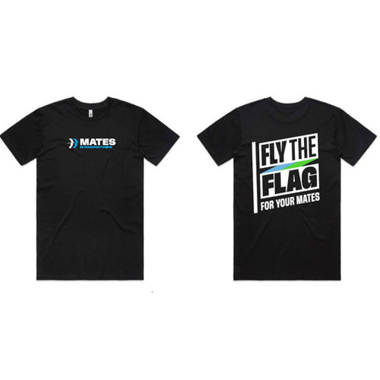 Fly the Flag for our MATES Manufacturing Tee - 2024