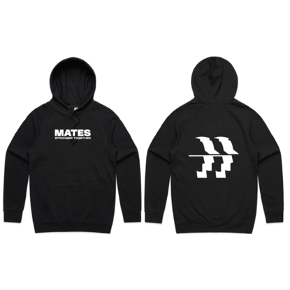 MATES 2025 Stronger Together Black Hoodie