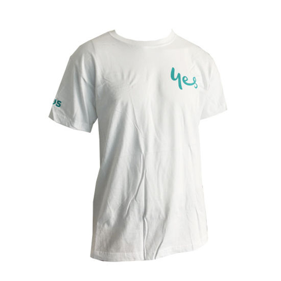 Mens White cotton Tshirt