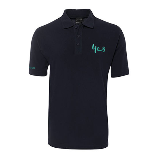 Mens Navy Signature Polo