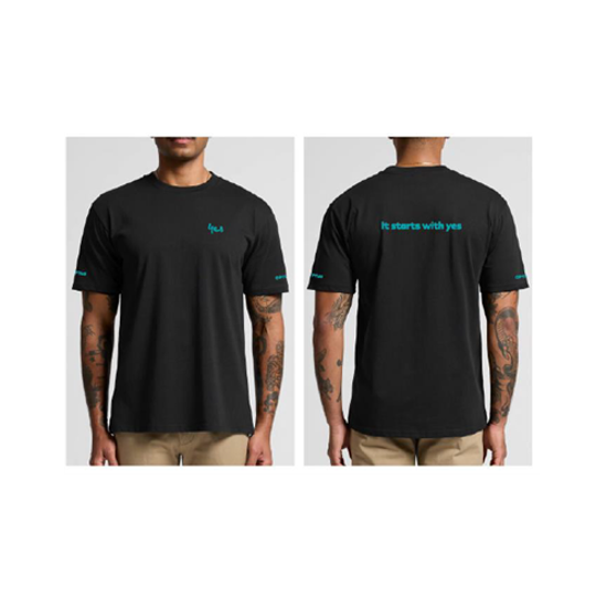 Optus AS Colour Black Unisex Tshirt