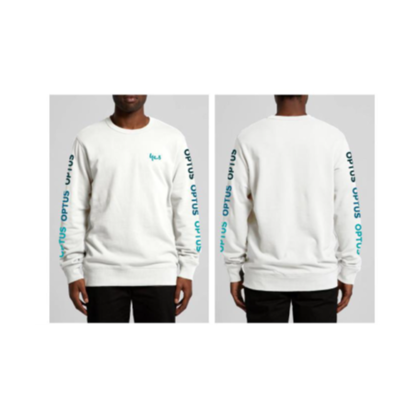 Optus White Sweater Unisex