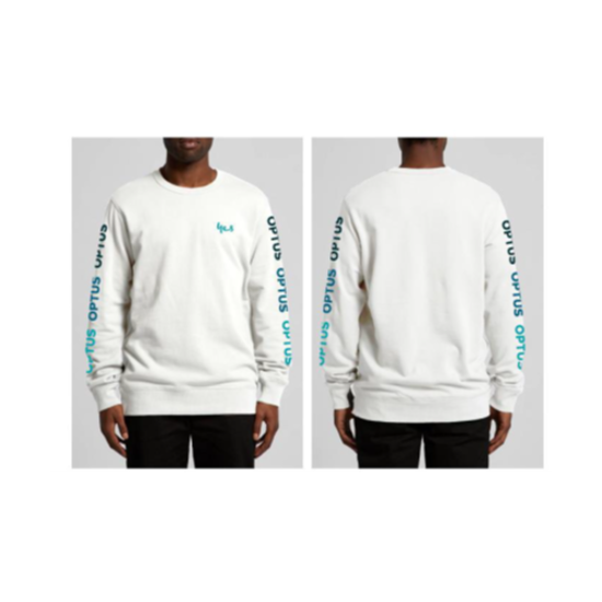 Optus White Sweater Unisex