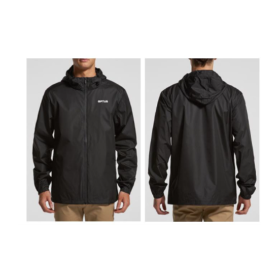 Optus Windbreaker Jacket Black